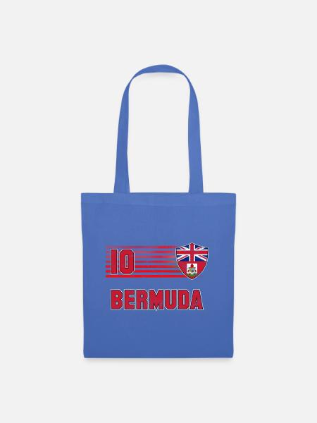 Bermuda Fußball Mannschaft - Stoffbeutel - Hellblau