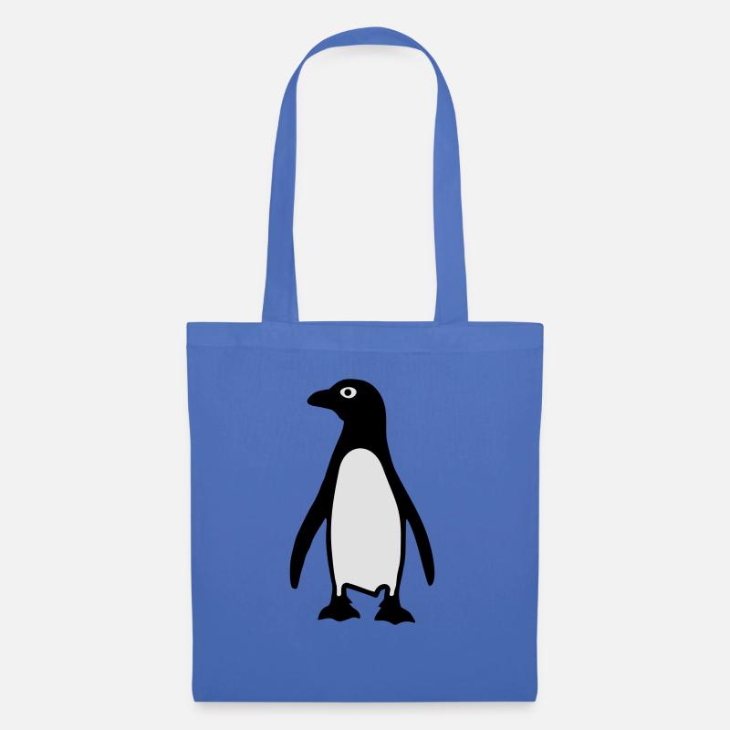 Pinguin - Stoffbeutel - Hellblau