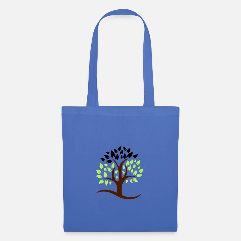 Baum 3 Farben Logo - Stoffbeutel - Hellblau