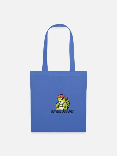 No Time Logo - Stoffbeutel - Hellblau