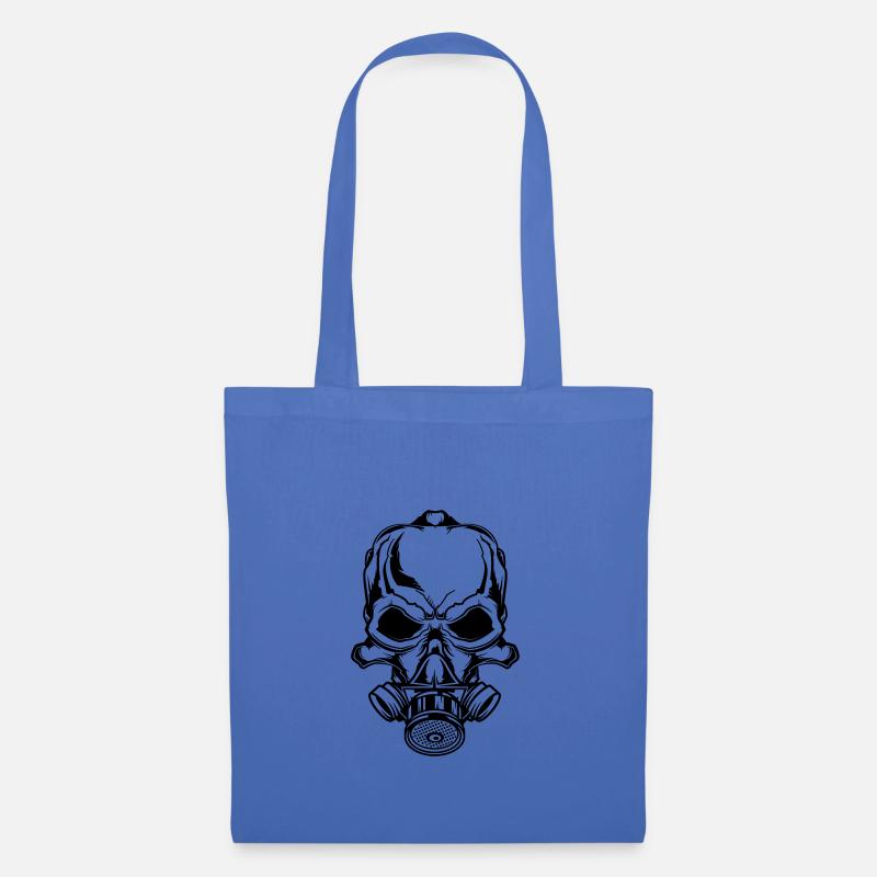 Biohazard Skull - Stoffbeutel - Hellblau