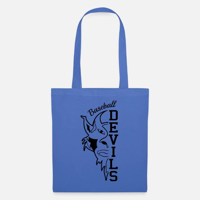 Devils contour - Sac en tissu - bleu pâle