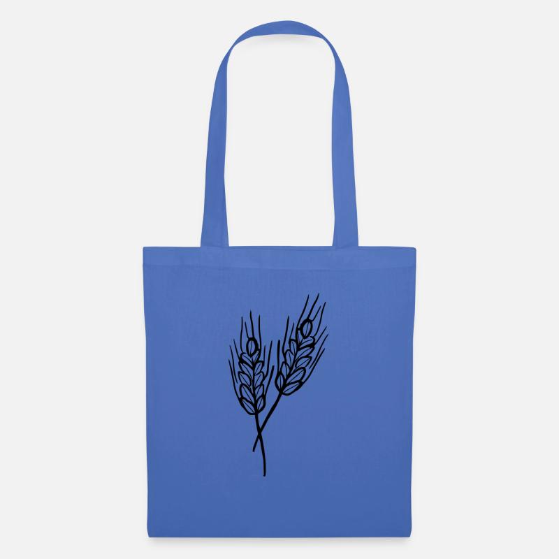 Weizen Illustration Brotbäcker Getreide Geschenk - Stoffbeutel - Hellblau