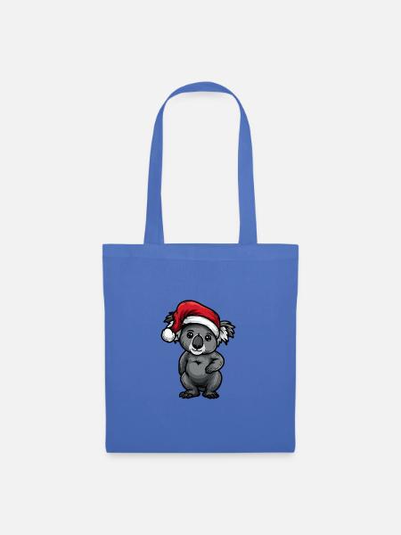Koala Weihnachten - Stoffbeutel - Hellblau
