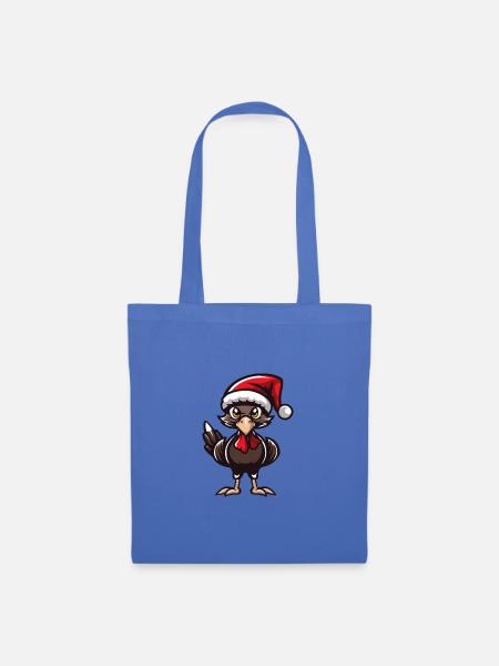 Truthahn Weihnachten - Stoffbeutel - Hellblau
