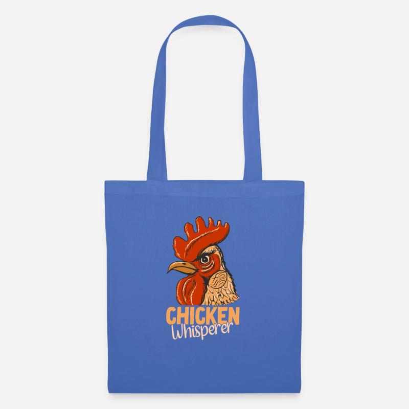 Hühnerflüsterer Chicken Whisperer - Stoffbeutel - Hellblau