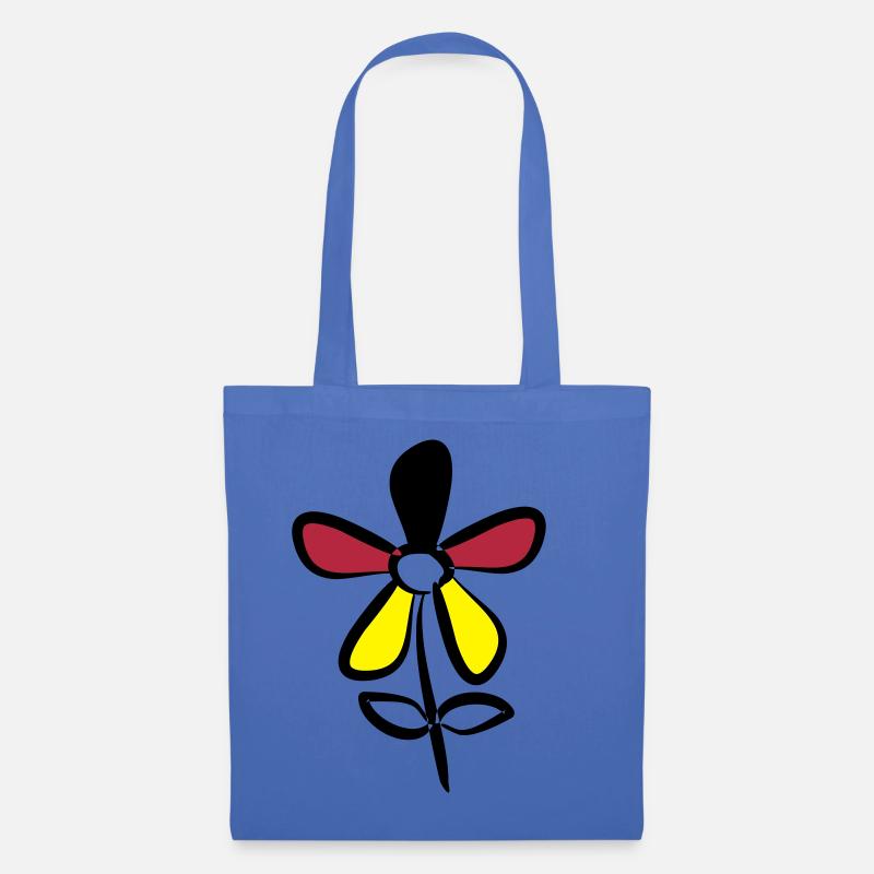 Blume Deutschland - Stoffbeutel - Hellblau