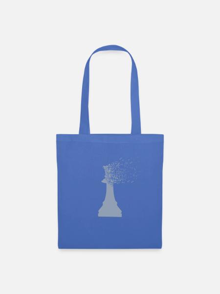 Chess queen king dispersion - Stoffbeutel - Hellblau