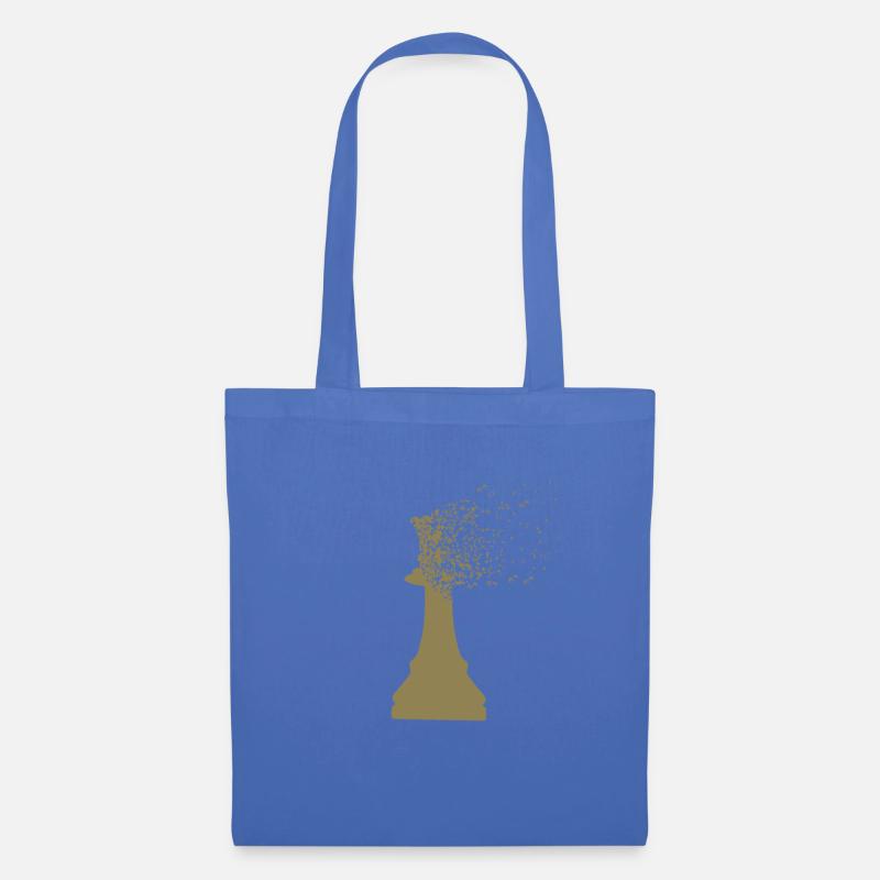 Chess queen king dispersion - Stoffbeutel - Hellblau