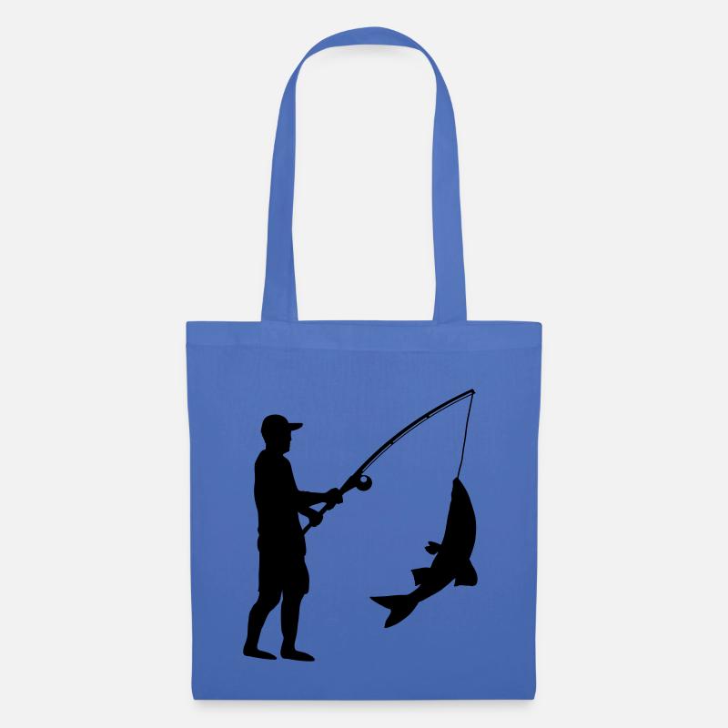 angler - Stoffbeutel - Hellblau