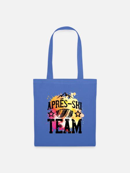 apres ski team skibrille - Stoffbeutel - Hellblau