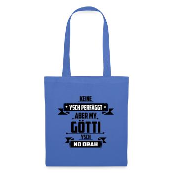 Keiner ist Perfekt aber My Götti - Stoffbeutel - Hellblau - Vorne