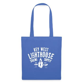 Key West Lighthouse - Sac en tissu - bleu pâle - Devant