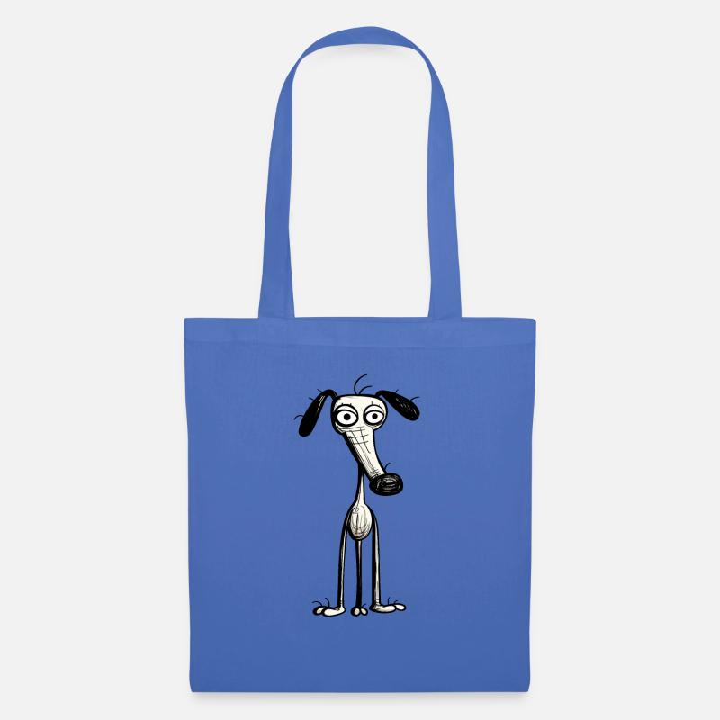 Hund - Stoffbeutel - Hellblau