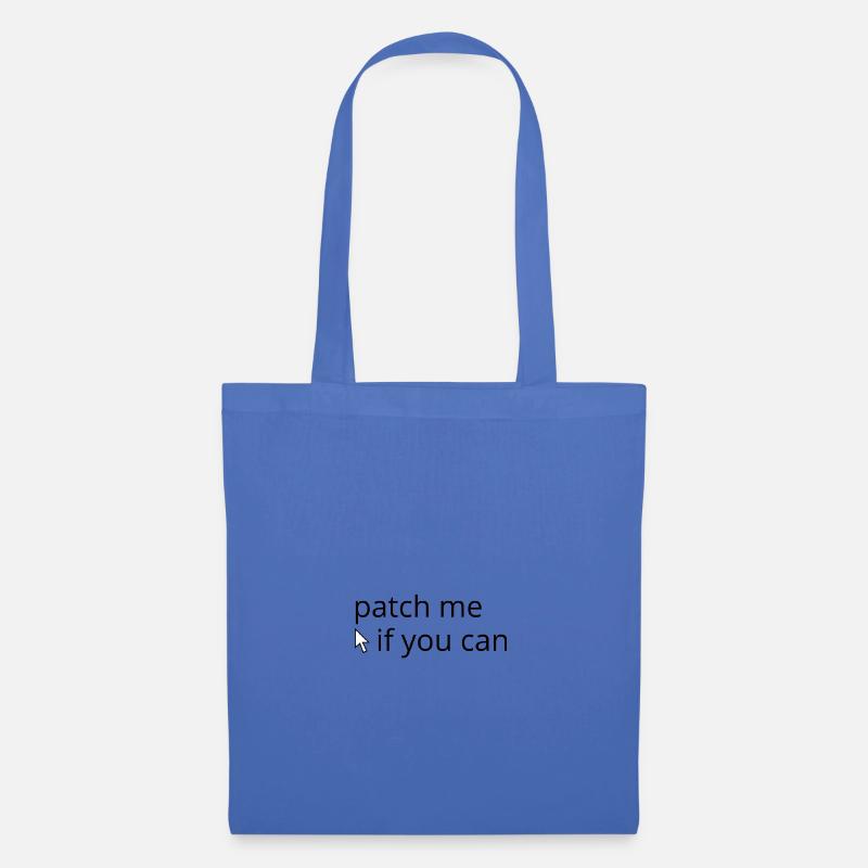 patch me if you can - Stoffbeutel - Hellblau