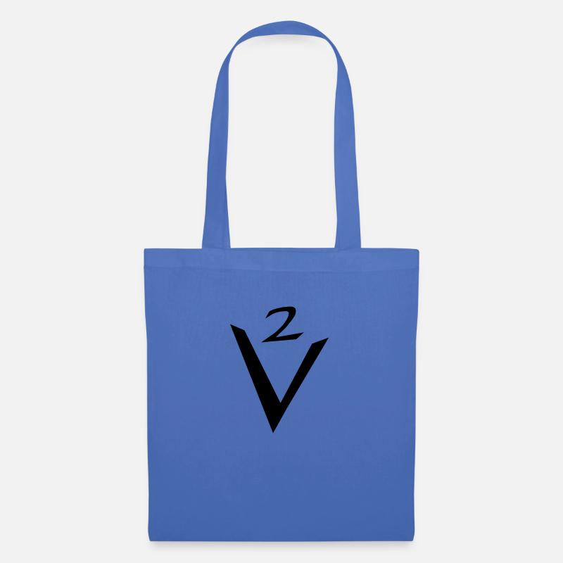 V2 Schriftzug - Stoffbeutel - Hellblau