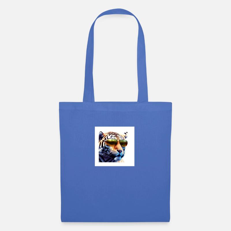 Tiger Wow - Stoffbeutel - Hellblau