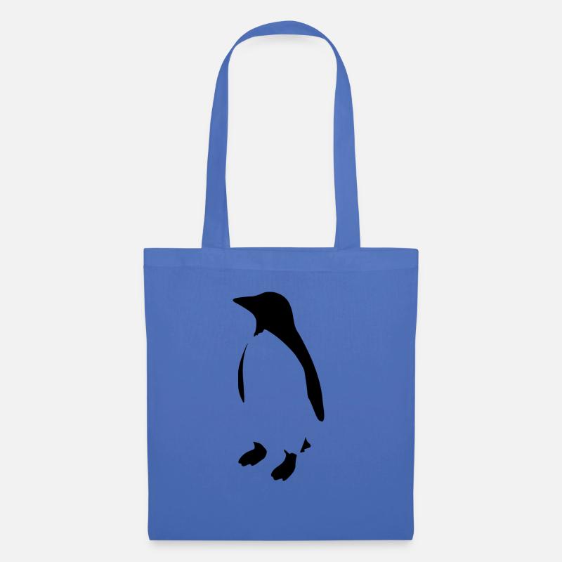Pinguin - Stoffbeutel - Hellblau