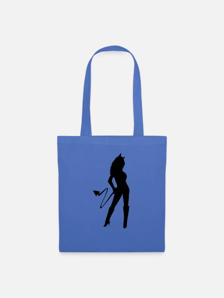 devilgirl - Stoffbeutel - Hellblau