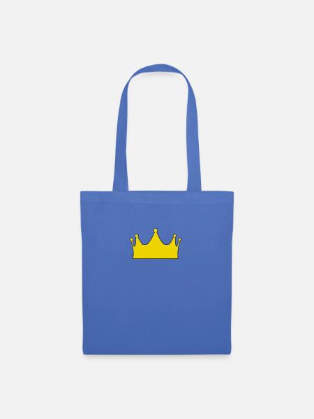 Krone - Stoffbeutel - Hellblau