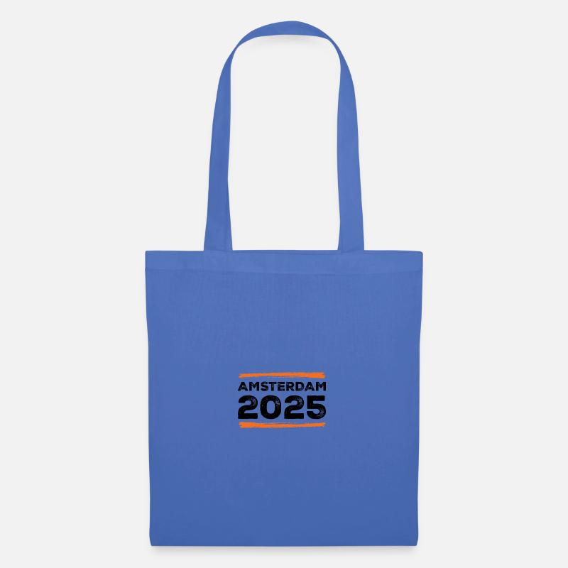 Amsterdam 2025 Spruch - Stoffbeutel - Hellblau