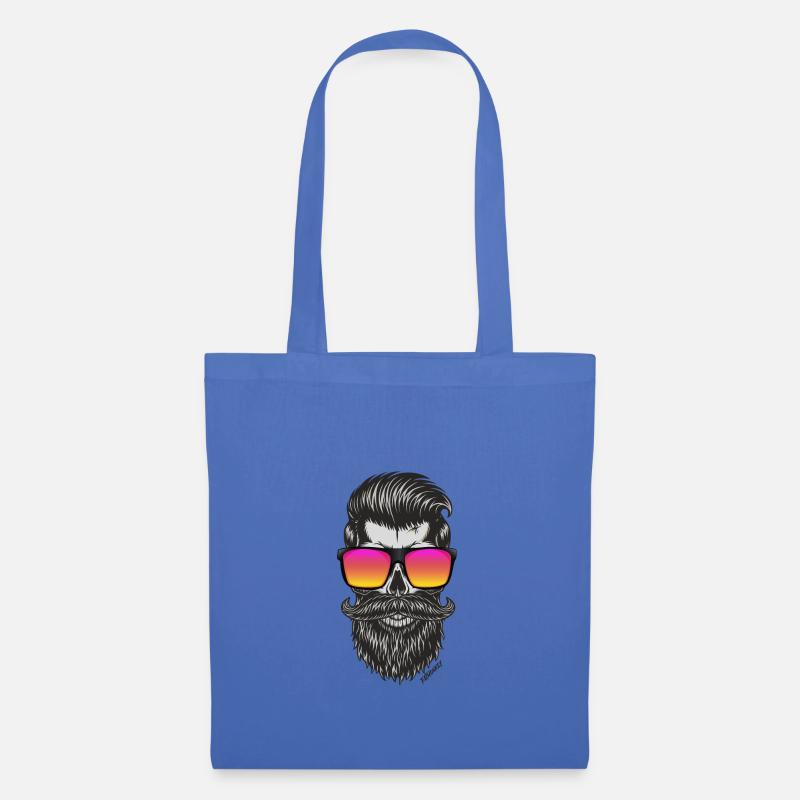 FatMonkey Designs Barber - Stoffbeutel - Hellblau