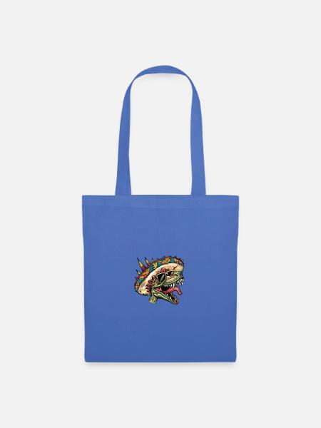 Dinosaurier stegosaurus Sombrero - Stoffbeutel - Hellblau