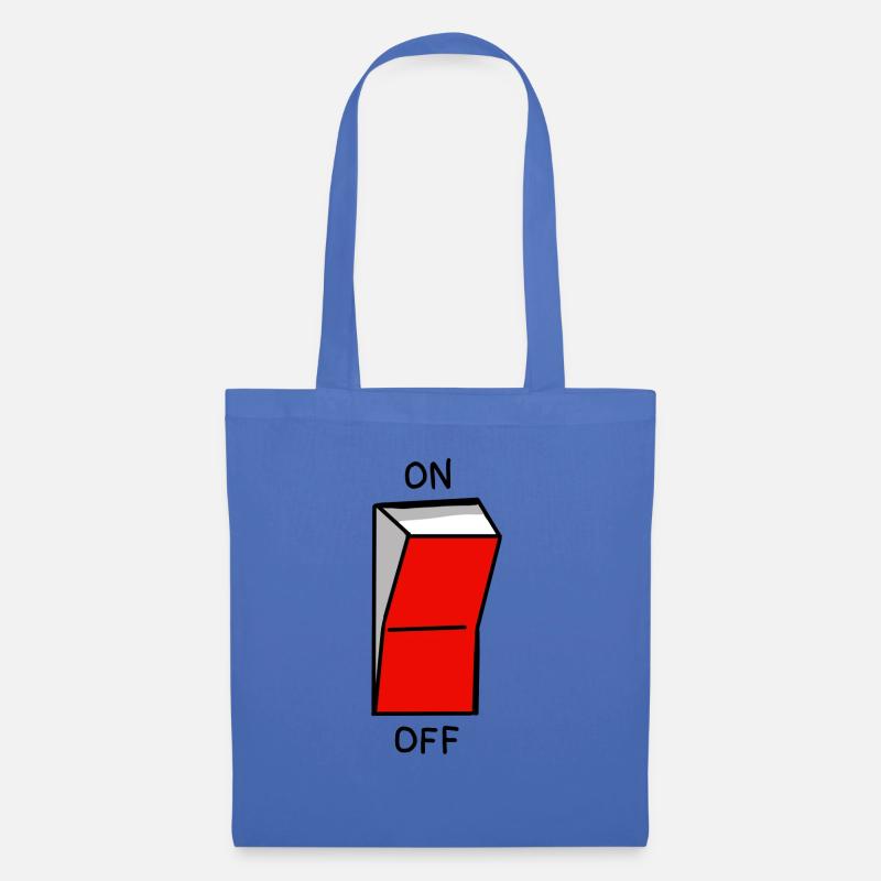 on off - Stoffbeutel - Hellblau