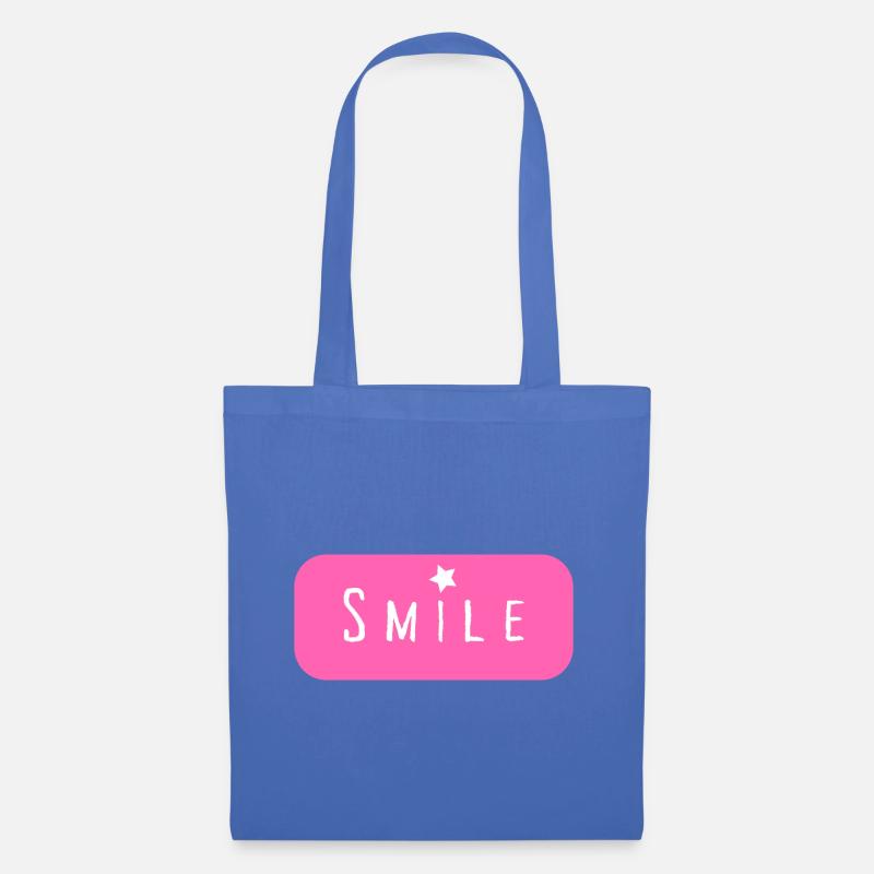 Smile - Stoffbeutel - Hellblau