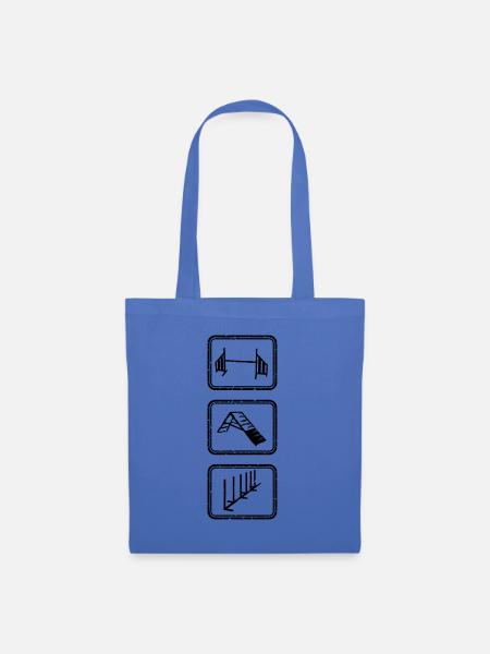 agility icons vertikal - Stoffbeutel - Hellblau
