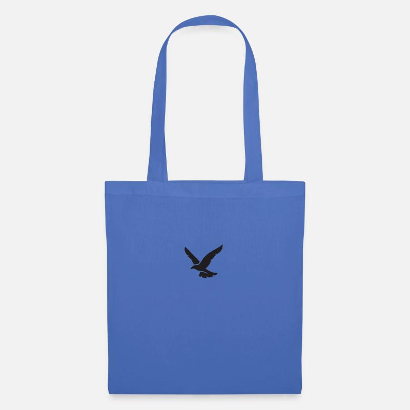 Vogel - Stoffbeutel - Hellblau