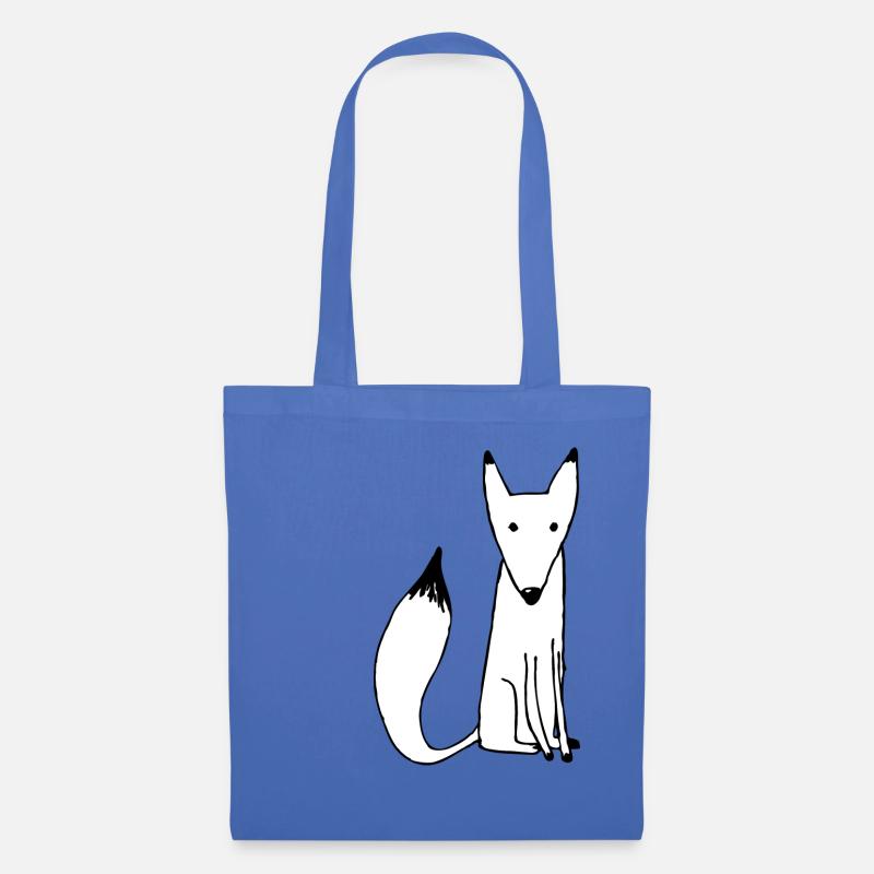 White Fox Isatis - Tote Bag - light blue