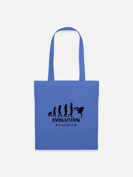 Evolution - Breakdance - Stoffbeutel - Hellblau