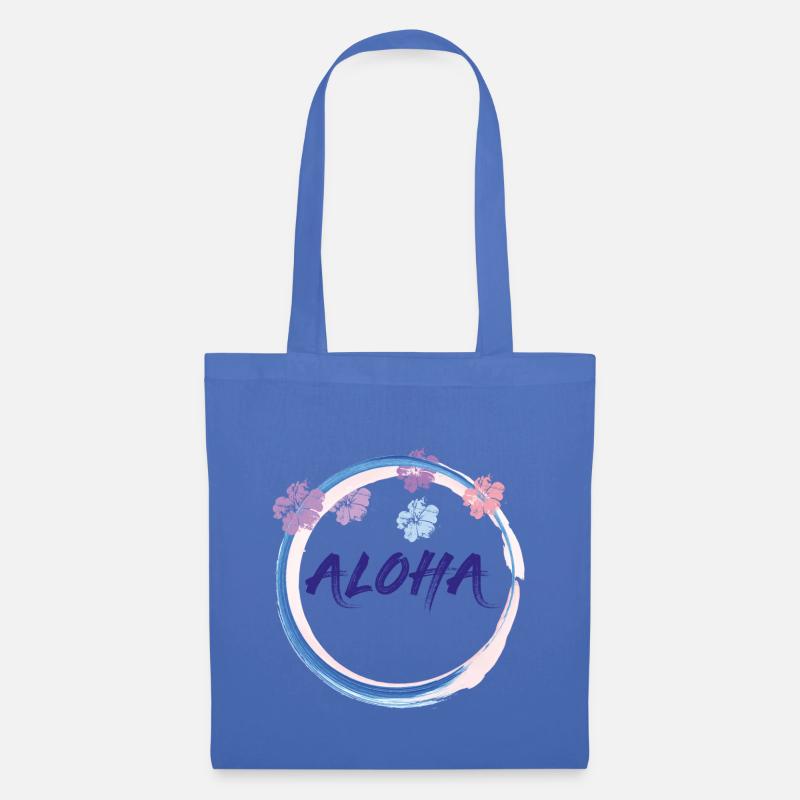 ALOHA FARBIG - Stoffbeutel - Hellblau
