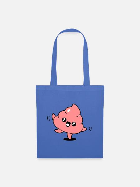 Kawaii Kack tanzend - Stoffbeutel - Hellblau