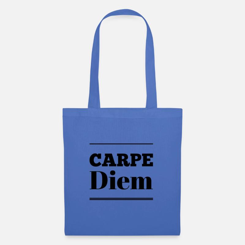 Carpe Diem - Stoffbeutel - Hellblau