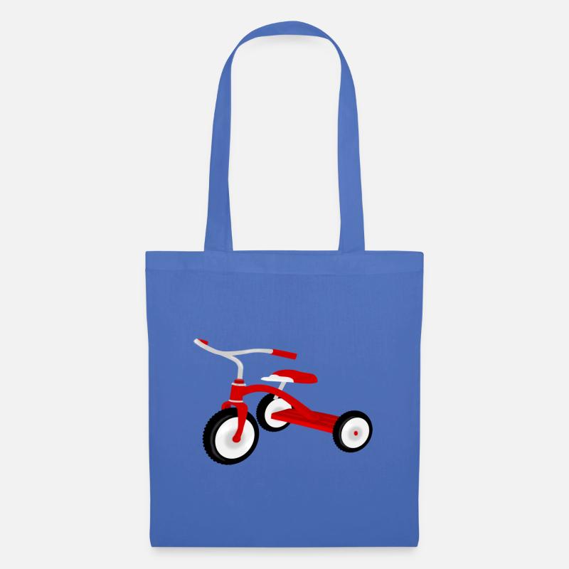 Kinderfahrrad. - Stoffbeutel - Hellblau