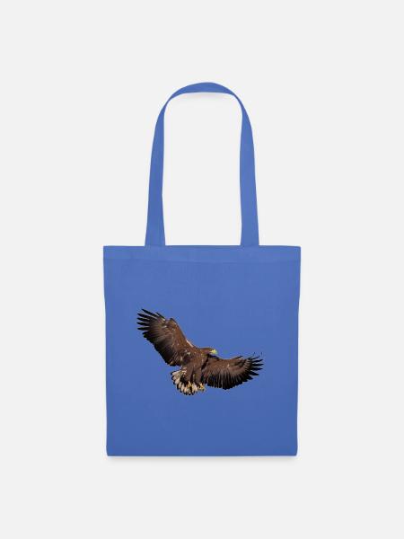 Adler spaehend - Stoffbeutel - Hellblau