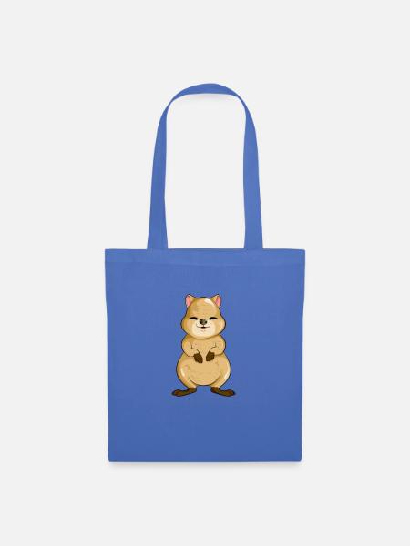 Kawaii Quokka - Stoffbeutel - Hellblau