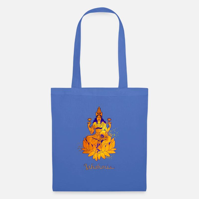 Hindu Gott - Lakshmi - Stoffbeutel - Hellblau