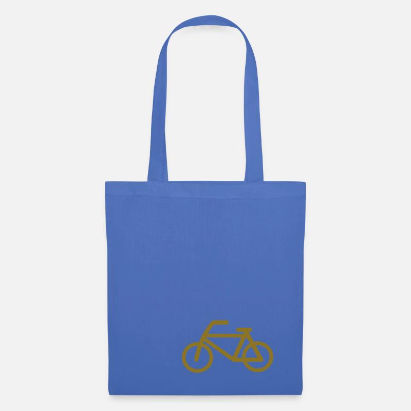 fahrrad 2 - Stoffbeutel - Hellblau