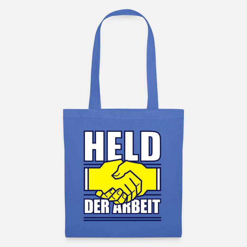 Held der Arbeit - Stoffbeutel - Hellblau