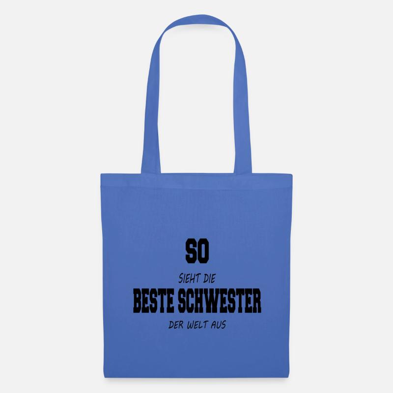 So sieht der beste Schwester der Welt aus - Stoffbeutel - Hellblau
