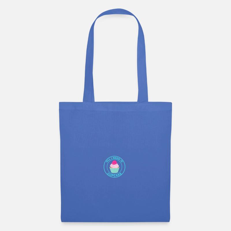 ALL I NEED IS CUPCAKE - Tote Bag - light blue