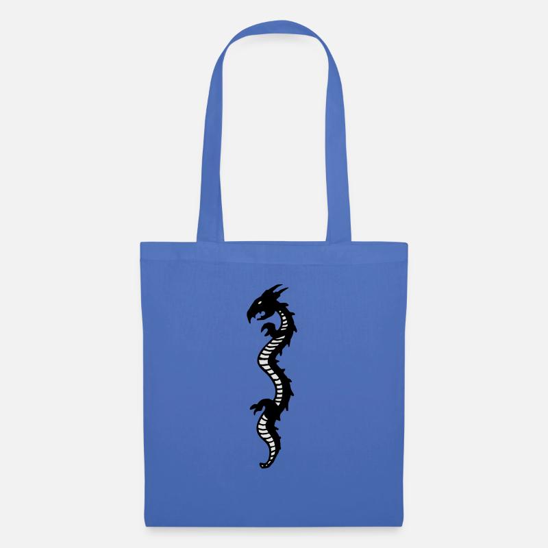 drache - Stoffbeutel - Hellblau