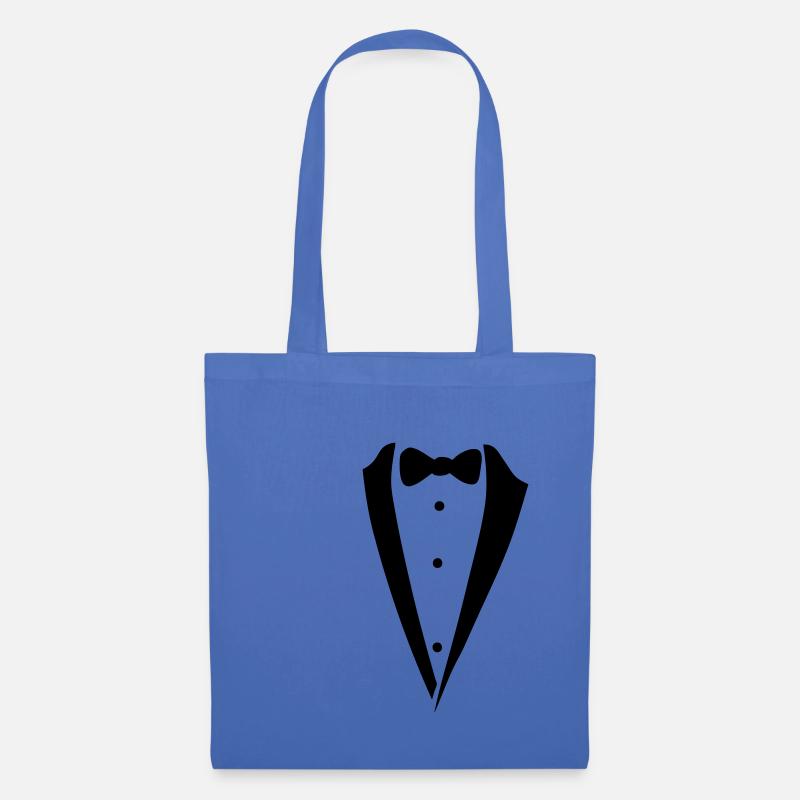 noeud papillon costume - Sac en tissu - bleu pâle