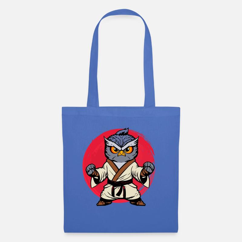 Sport Eule Ironic Wildlife Eule Artsy Birds - Stoffbeutel - Hellblau