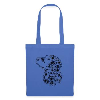 Labrador Flowers III - Tote Bag - light blue - Front