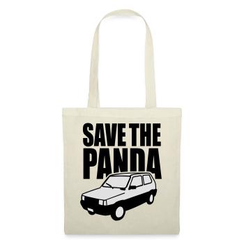 Save the panda - Stoffbeutel - Rot - Vorne