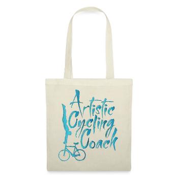 Cyclisme artistique, cyclisme artistique, cyclisme en salle, entraîneur - Sac en tissu - rouge - Devant